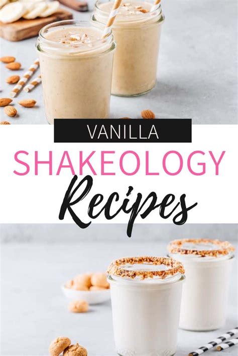 Delicious Shakeology Recipes for Vanilla Lovers